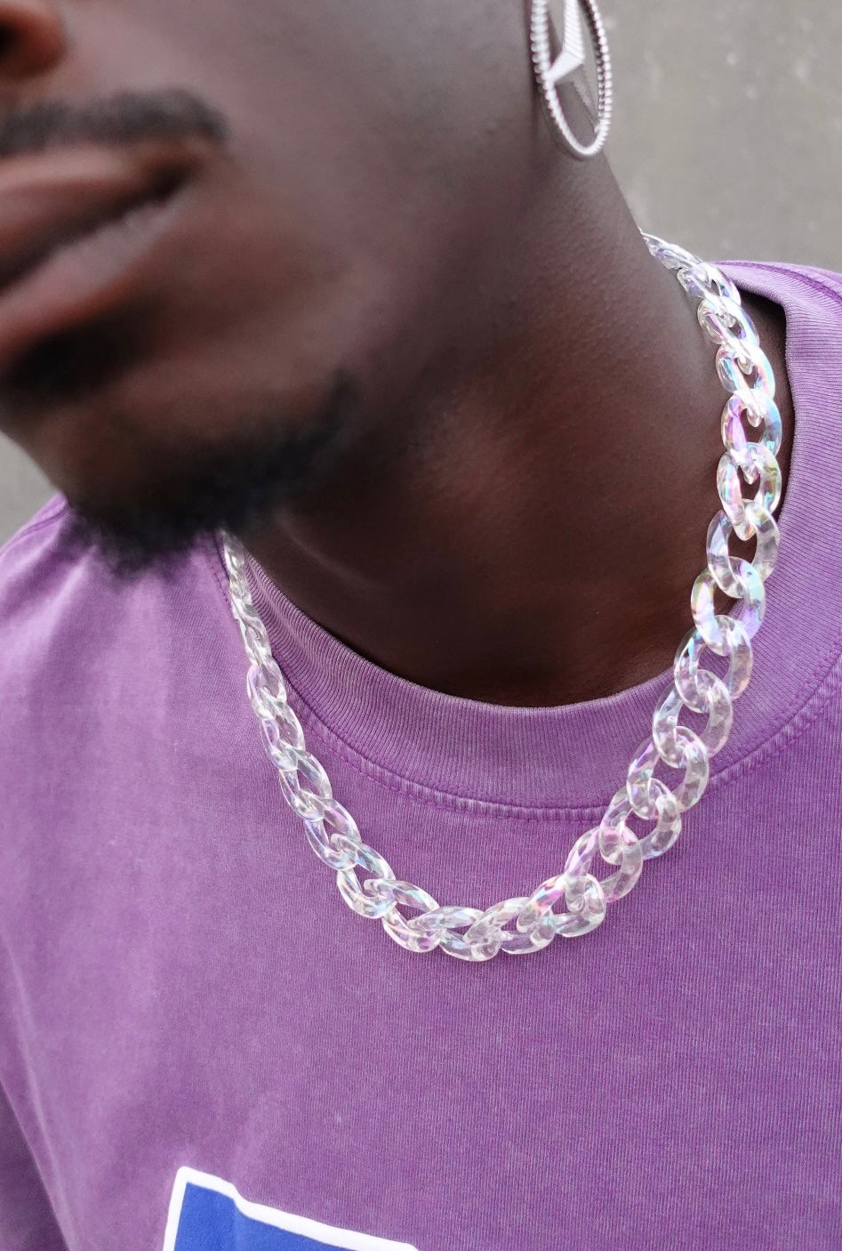 555Iridescent Cuban Link