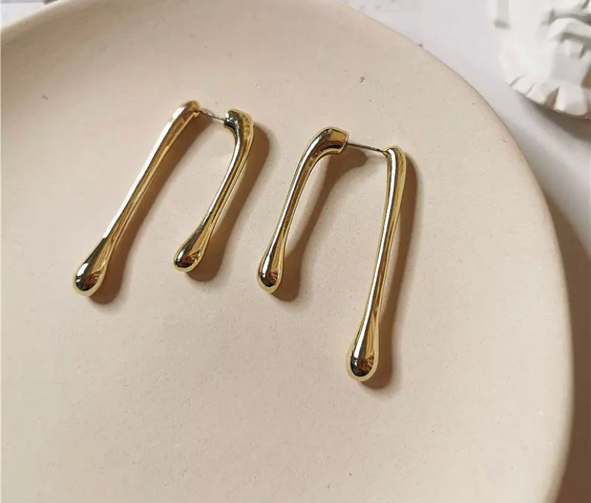 Gold Drip Earrings