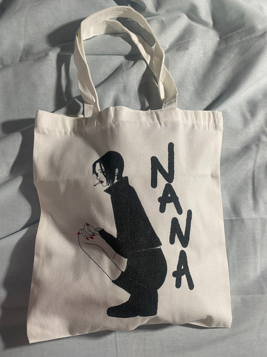 Nana Squat Pose Tote Bag